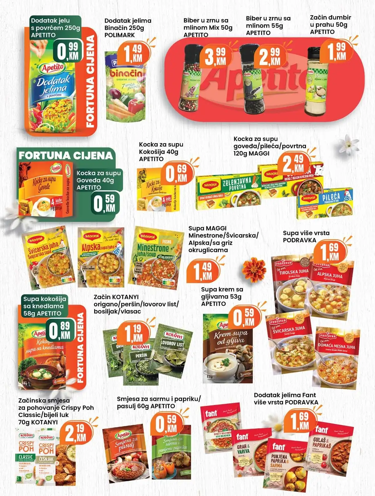 Fortuna katalog akcija do 30% – prehrana i proizvodi za domaćinstvo (strana 12)