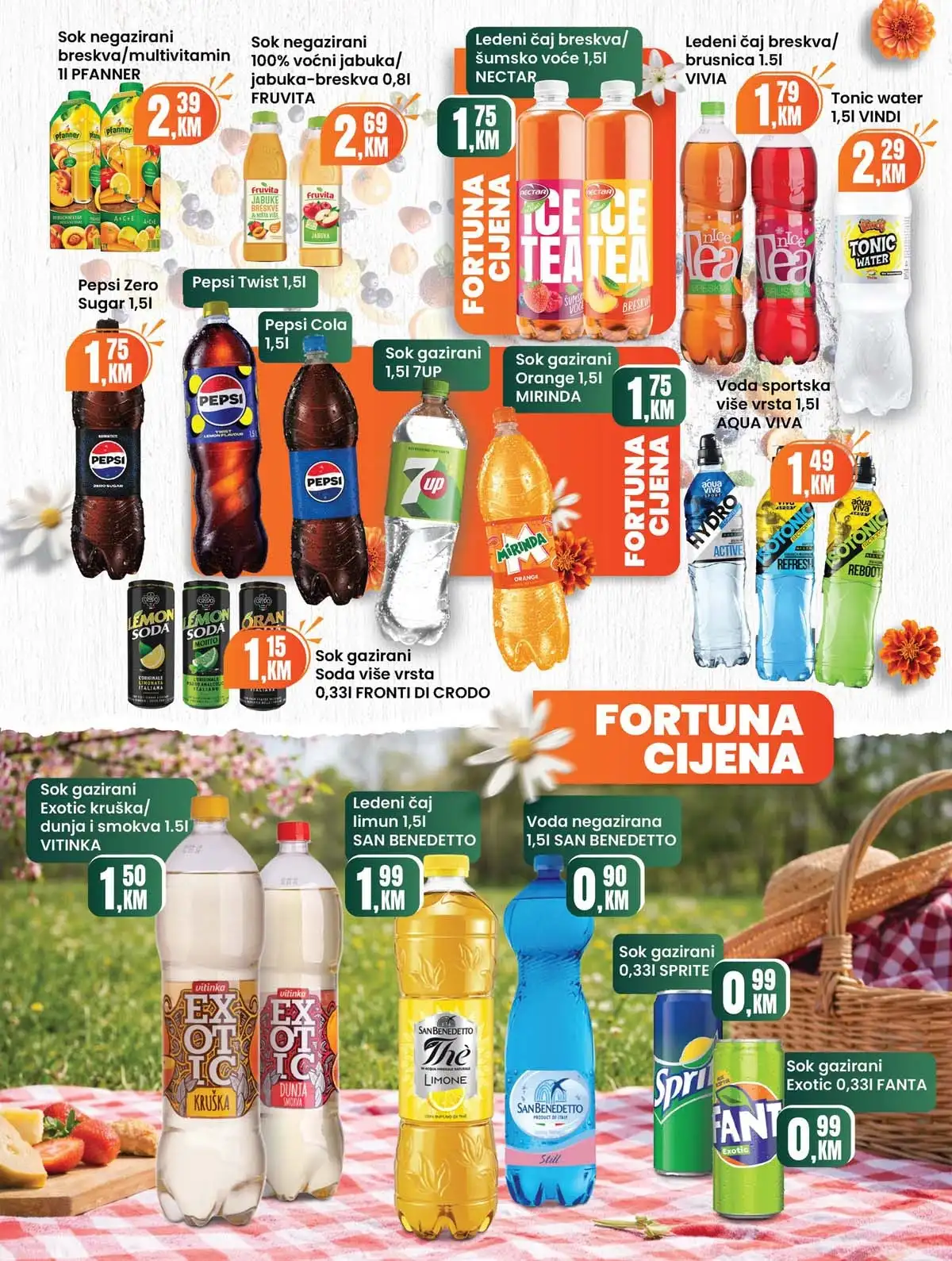 Fortuna katalog akcija do 30% – prehrana i proizvodi za domaćinstvo (strana 23)