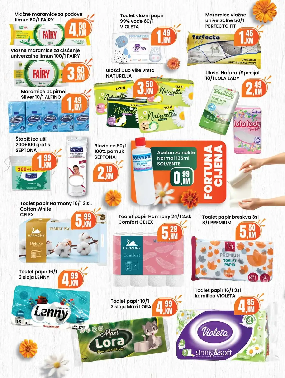 Fortuna katalog akcija do 30% – prehrana i proizvodi za domaćinstvo (strana 26)