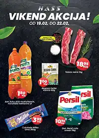 Hass Komerc vikend akcija sniženja prehrane i kućnih proizvoda do 22 februara 2026 katalog