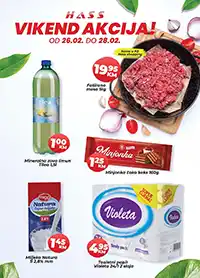 Hass Komerc vikend akcija sniženja prehrane i kućnih proizvoda do 28 februara 2026 katalog