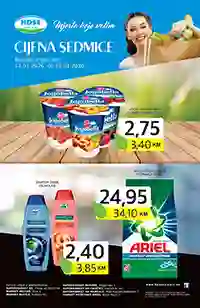 Hoše Komerc – Cijena sedmice sniženja do 18. januara 2026