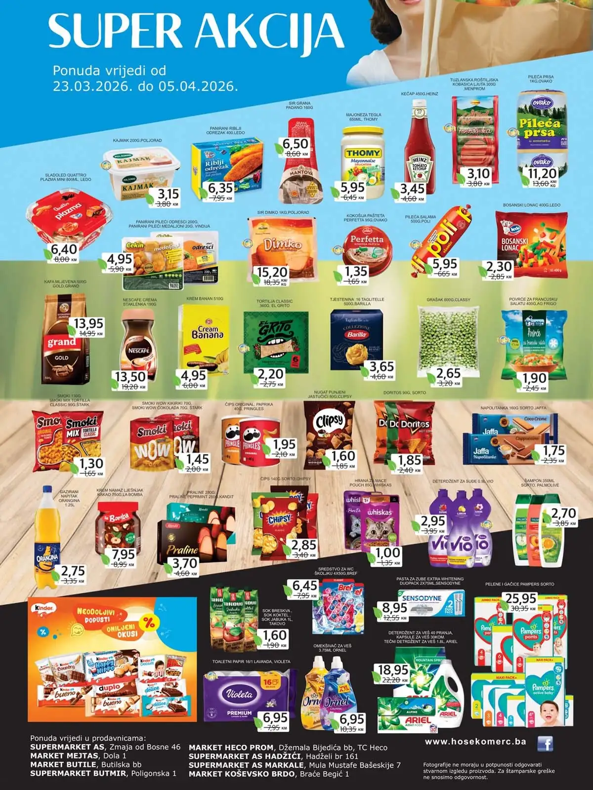 Hoše Komerc Super cijena katalog sniženja do 05. aprila 2026
