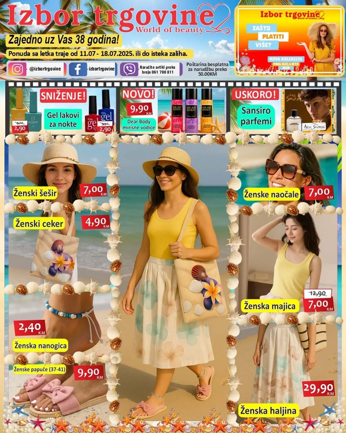 Izbor trgovine akcija Katalog sniženja do 18.07.2025