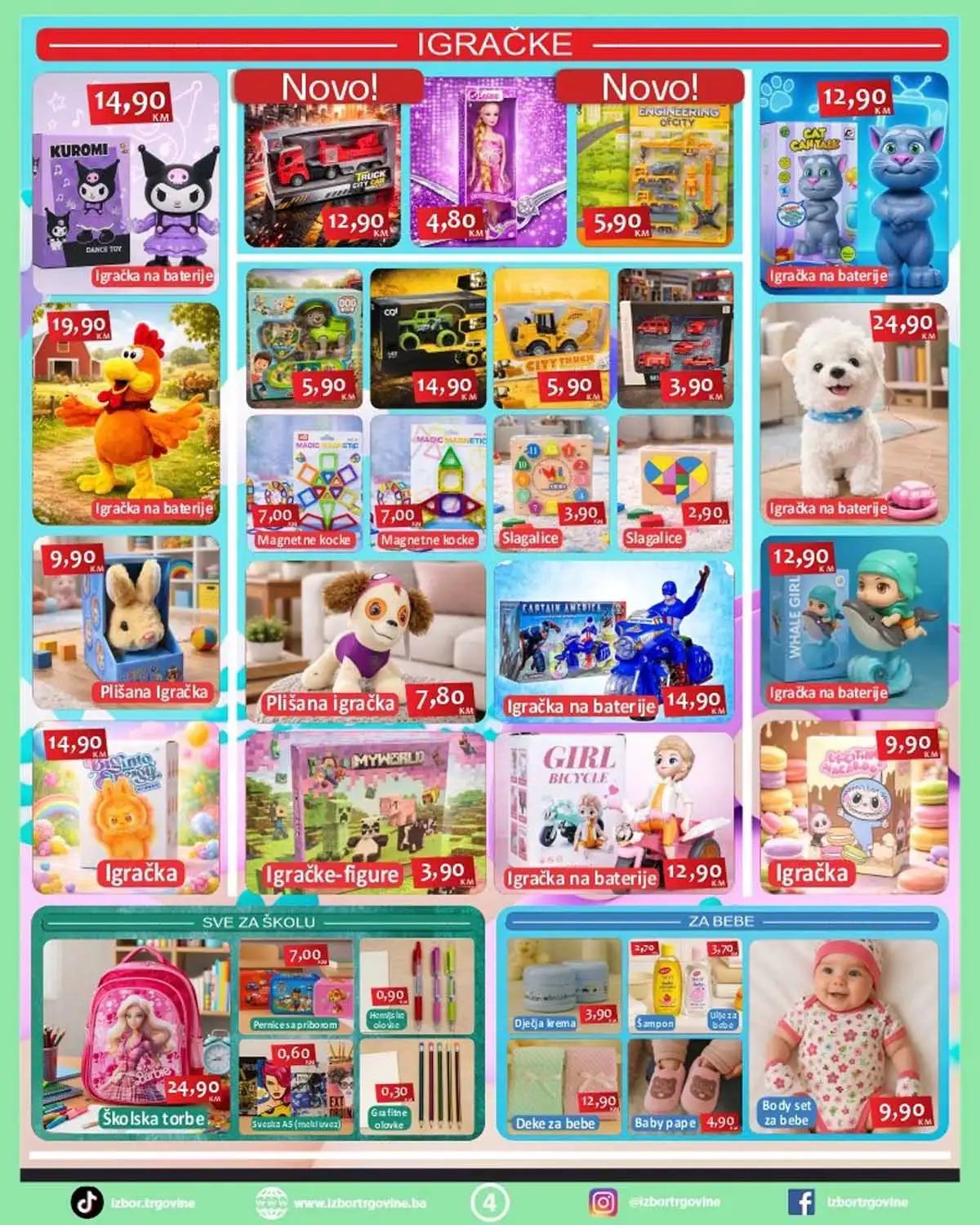 Izbor Trgovine akcija – kućni proizvodi i garderoba na sniženju do 02. aprila 2026 (strana 4)