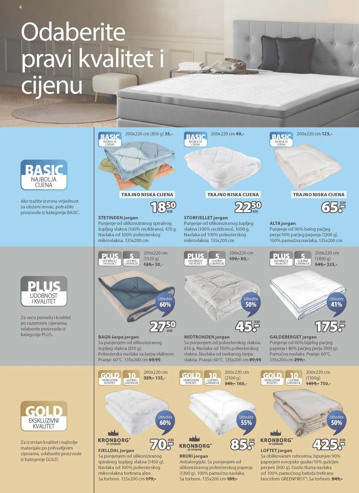 Jysk akcija Sniženja Jysk kataloška akcija