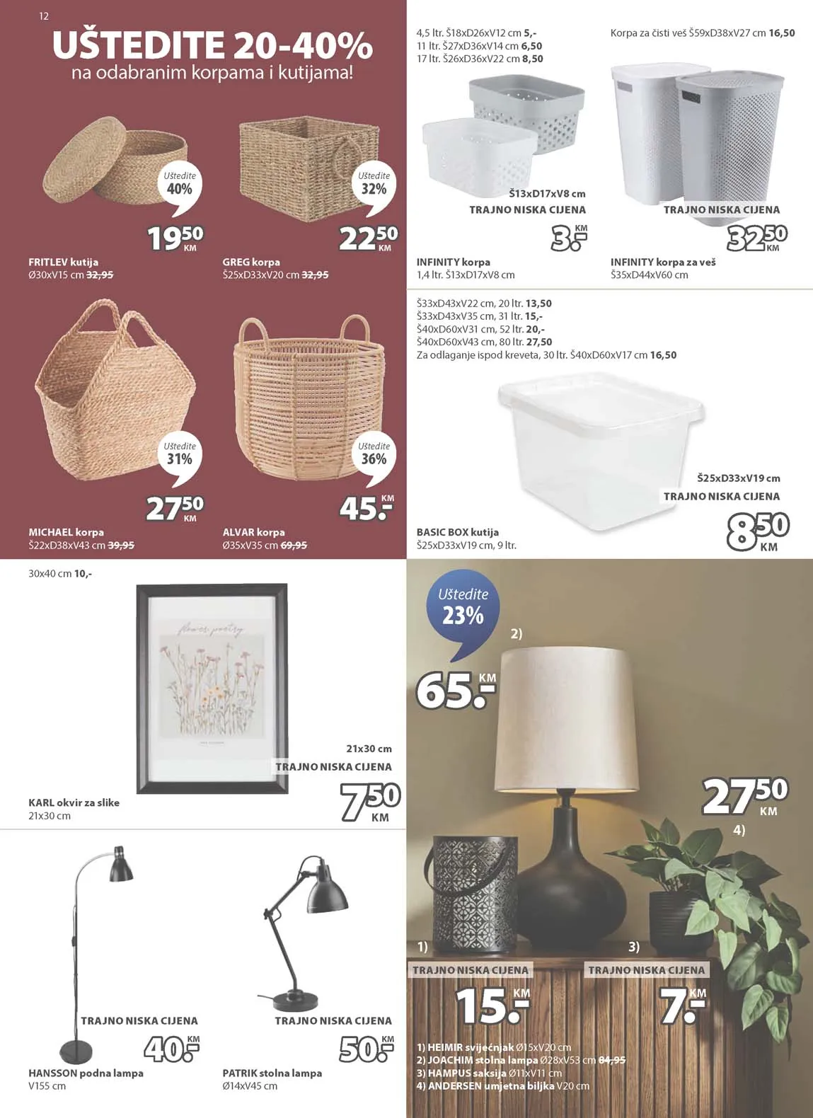 Jysk akcija Sniženja Jysk kataloška akcija