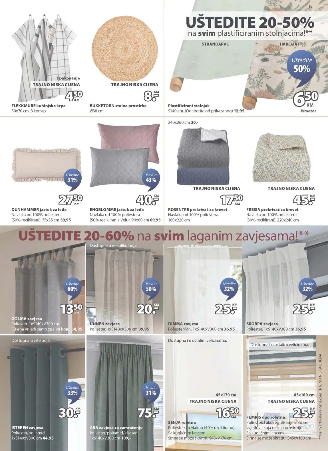 Jysk akcija Sniženja Jysk kataloška akcija