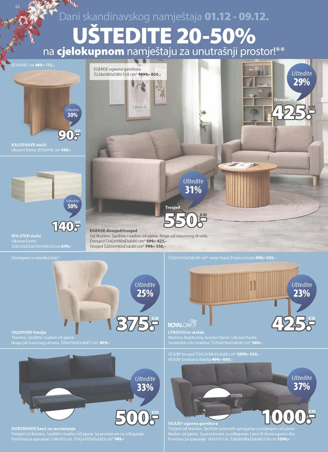 Jysk akcija Sniženja Jysk kataloška akcija