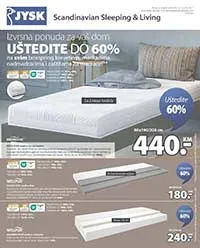 JYSK akcija Izvrsna ponuda za Vaš dom sniženja do 16.09.2025 - Uštedite do 60%!