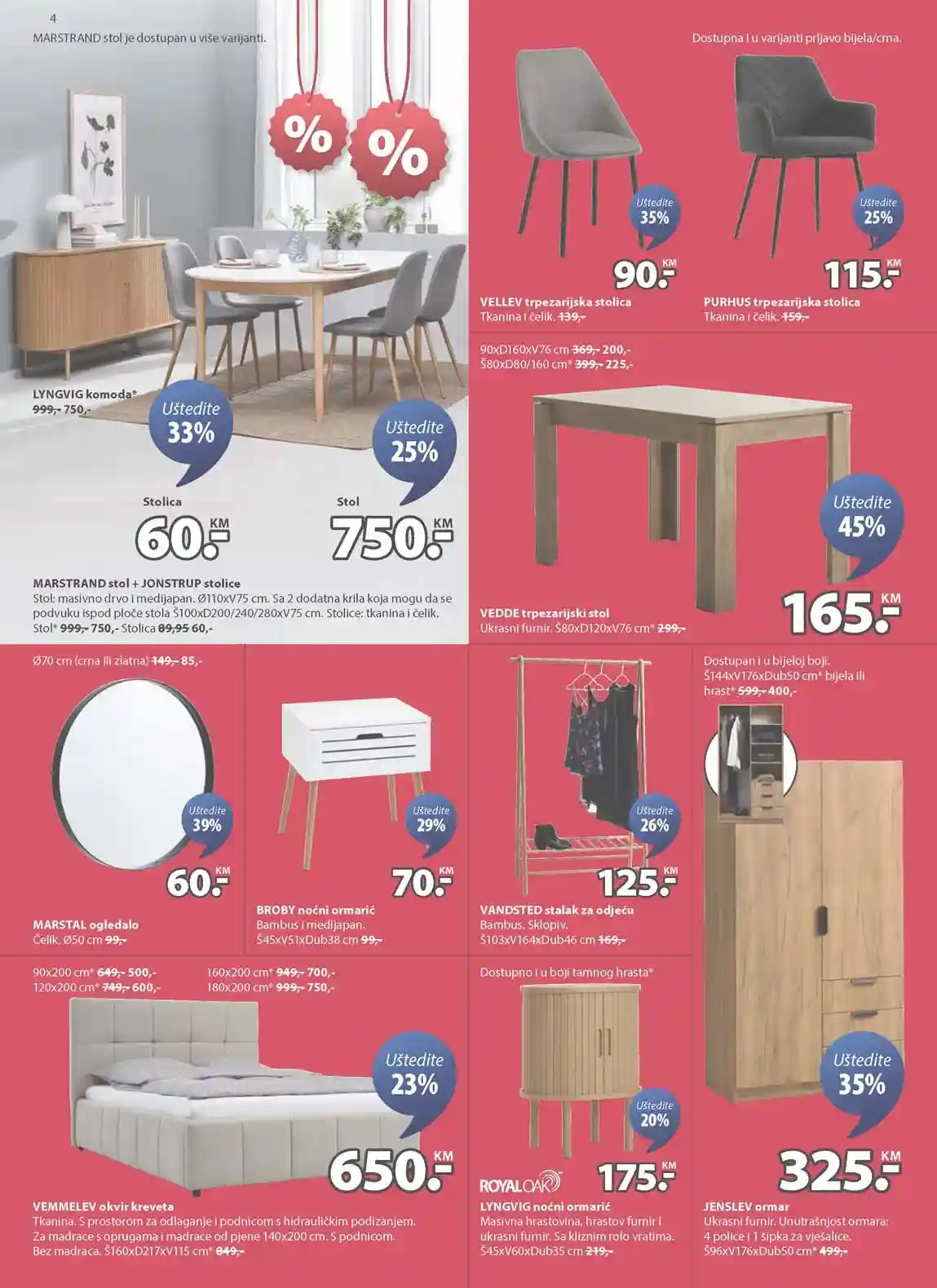 Jysk akcija SniĆŸenja Jysk kataloĆĄka akcija