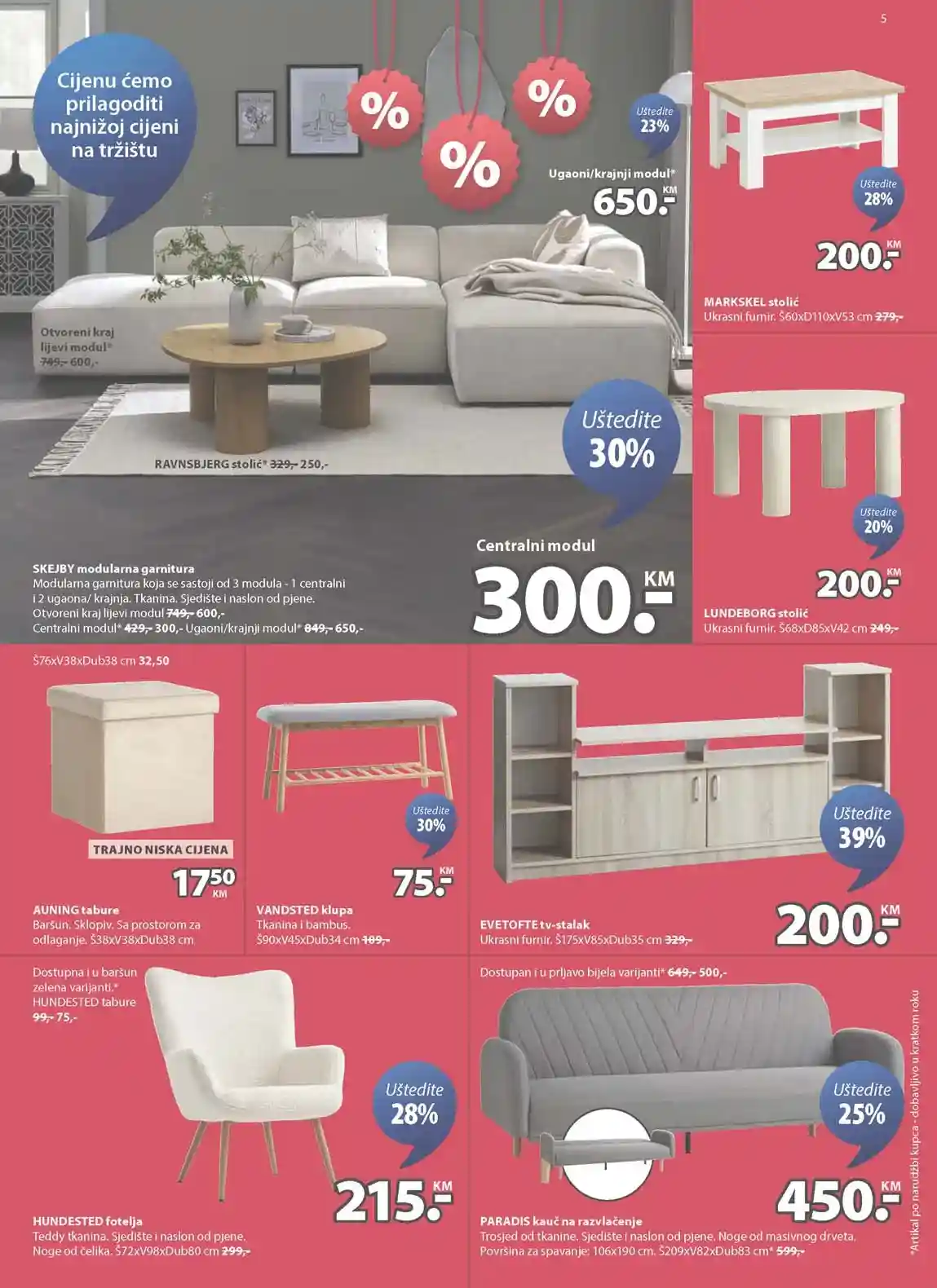 Jysk akcija SniĆŸenja Jysk kataloĆĄka akcija