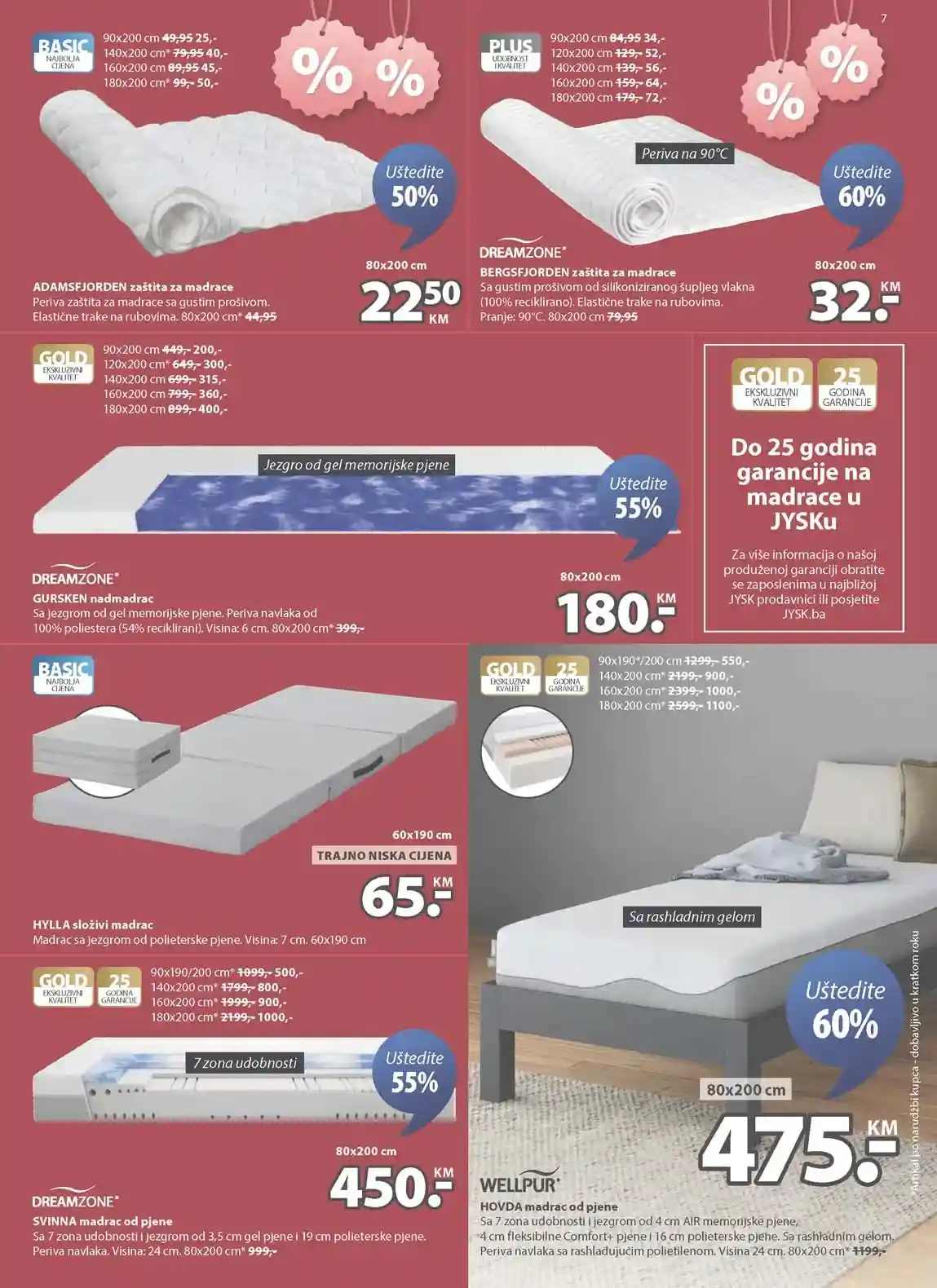 Jysk akcija SniĆŸenja Jysk kataloĆĄka akcija