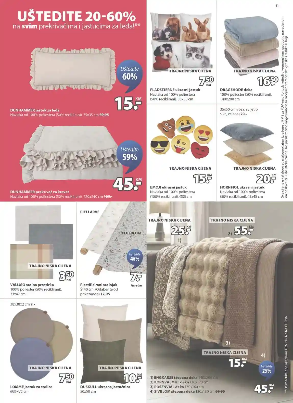 Jysk akcija SniĆŸenja Jysk kataloĆĄka akcija