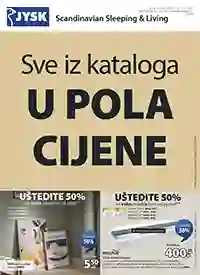 JYSK akcija – Sve iz kataloga u pola cijene! Sniženja do 10.02.2026
