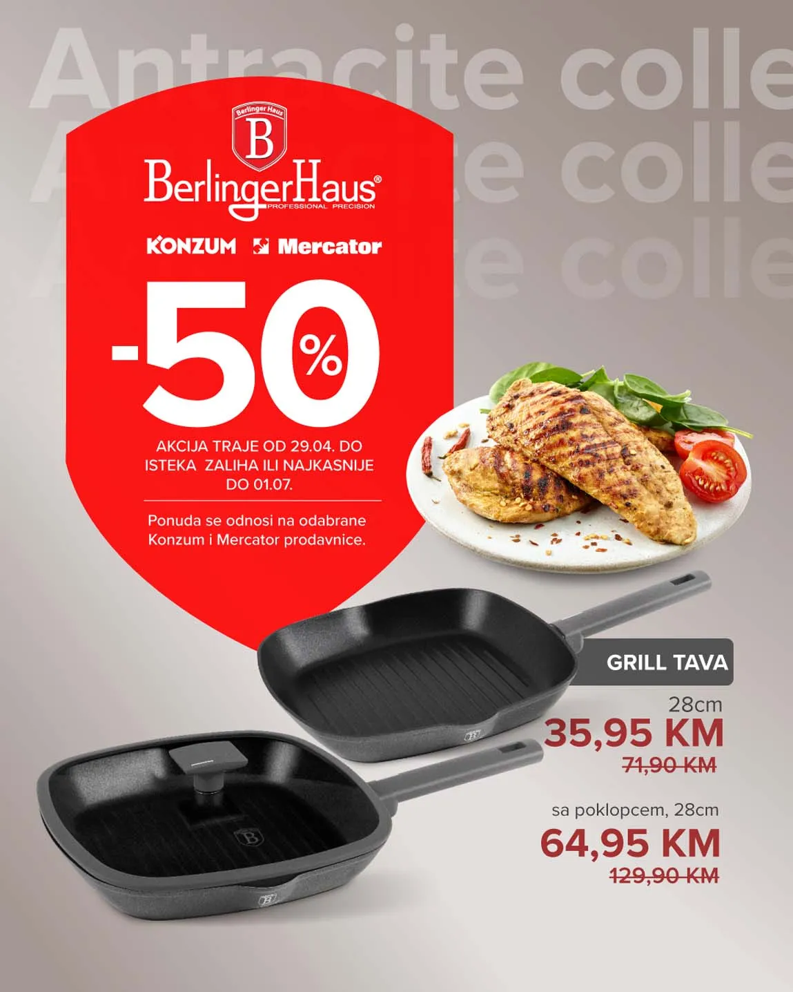 KONZUM i MERCATOR Akcija Sniženja do 01.07.2025