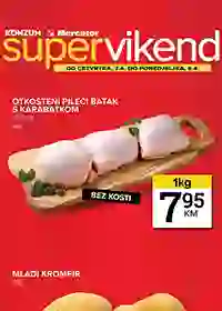 Konzum i Mercator vikend akcija – sniženja do 28% do 06.04.2026