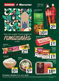 Konzum i Mercator Ramazanska sofra akcija i katalog sniženja do 19. marta 2026. – tradicionalna ponuda za iftar i sehur