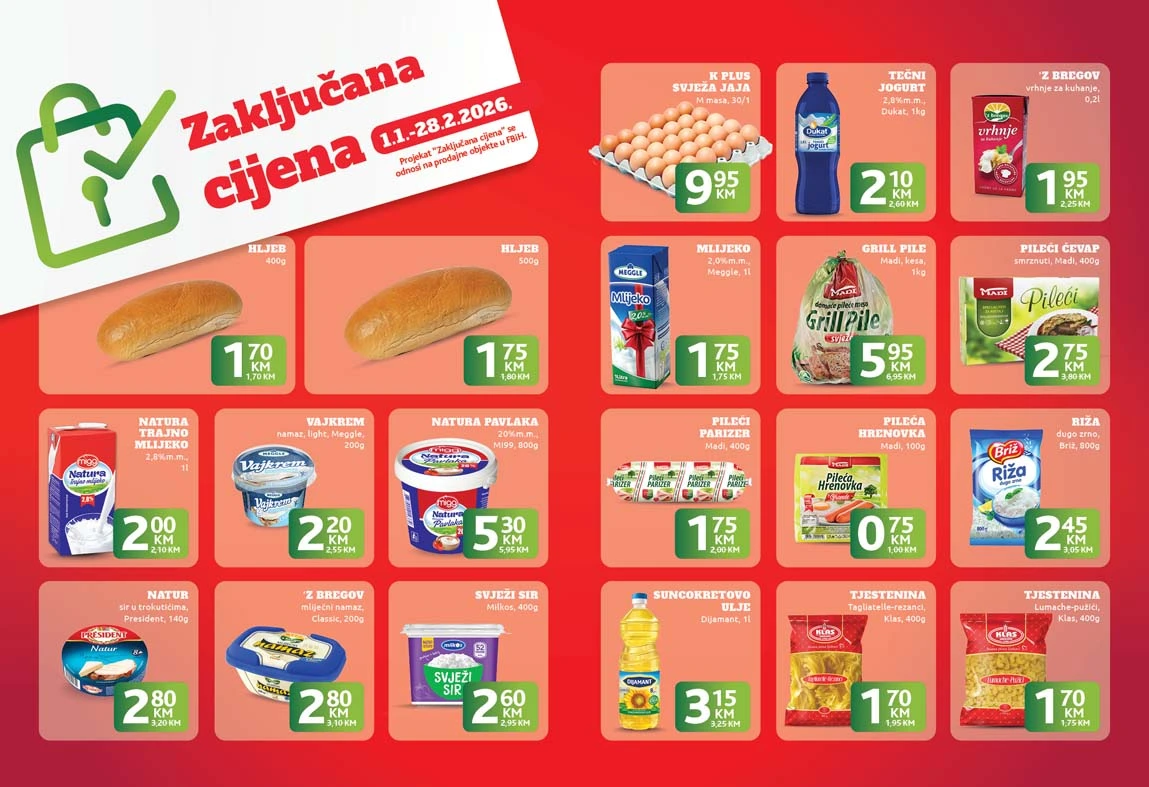 konzum sniženja na kasama
