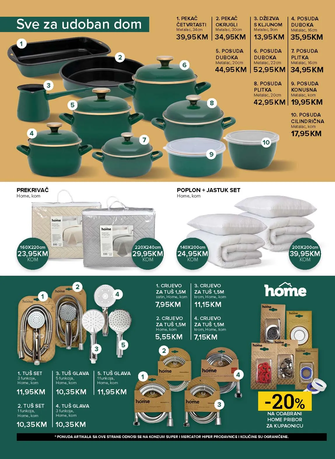 Mercator akcija Konzum katalog Konzum akcija Mercator katalog