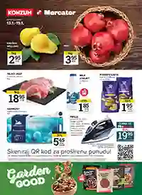 Konzum i Mercator akcija i katalog sniženja do 19. januara 2026