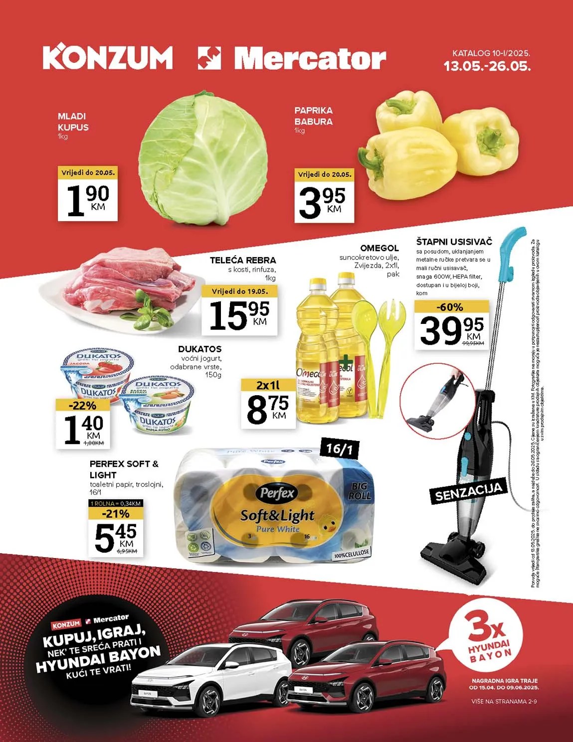 Konzum i Mercator Akcija Katalog sniženja do 26.05.2025