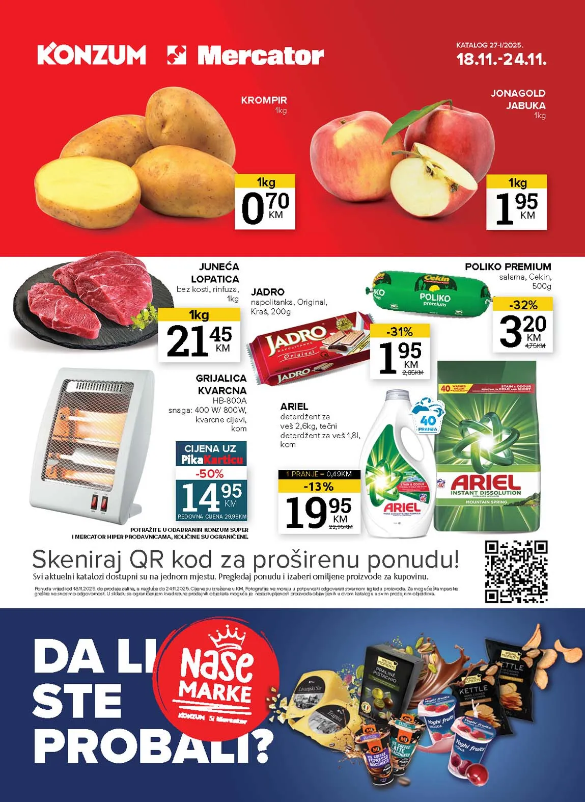 Konzum akcija Mercator katalog