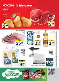 Konzum i Mercator akcija i katalog sniženja do 02.02.2026