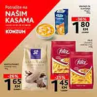 Konzum & Mercator – Top prodaja na kasama, sniženja do 3. decembra 2025