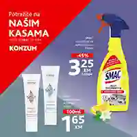 Konzum & Mercator – Top prodaja na kasama, sniženja do 10. januara 2026
