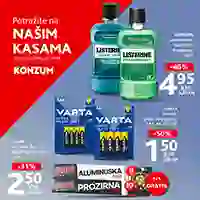 Konzum i Mercator akcija: Sniženja na kasama važe do 15.03.2026