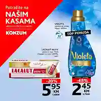 KONZUM i MERCATOR Akcija Top prodaja na kasama sniženja do 16.11.2025.
