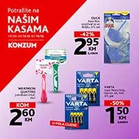 KONZUM i MERCATOR Akcija Top prodaja na kasama sniženja