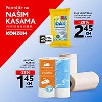 KONZUM i MERCATOR Akcija Top prodaja na kasama sniženja