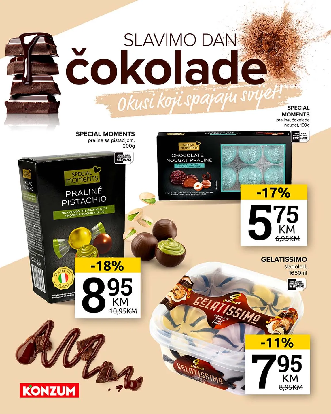 konzum sniženja na kasama