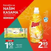 KONZUM i MERCATOR Akcija Top prodaja na kasama sniženja