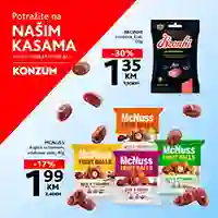 konzum sniženja na kasama