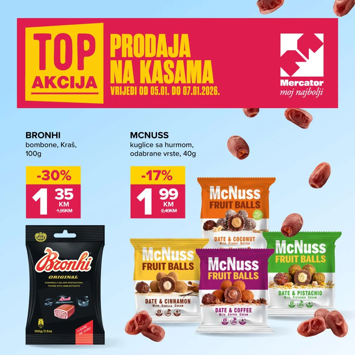 konzum sniženja na kasama