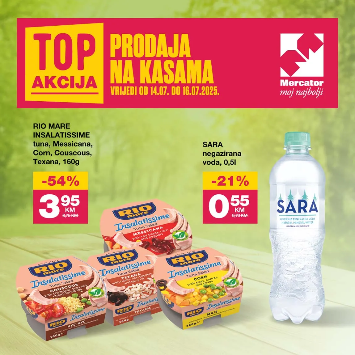 konzum sniženja na kasama