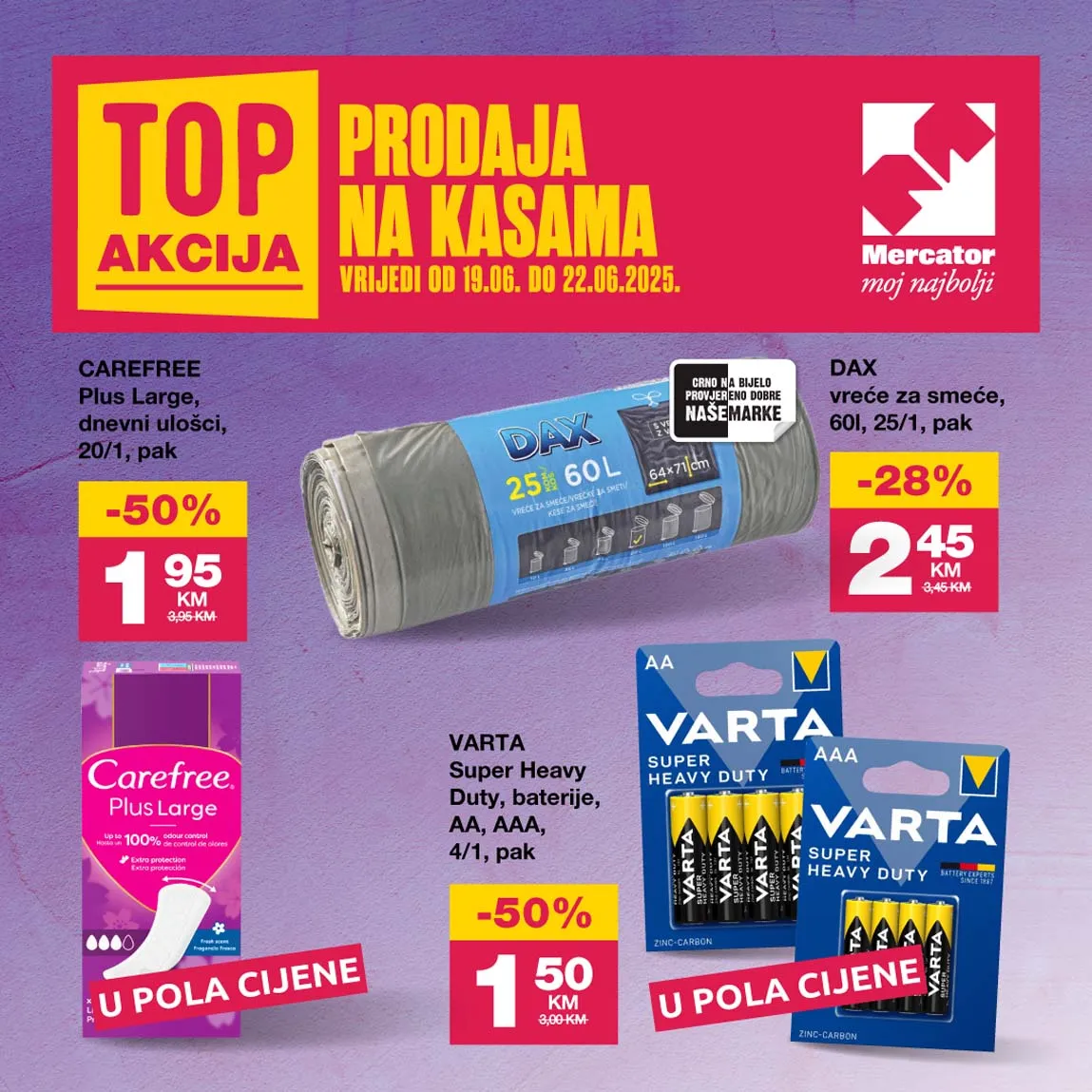 konzum sniženja na kasama