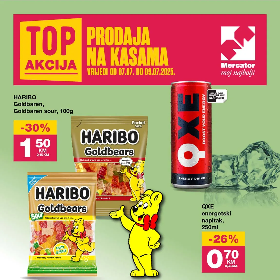 konzum sniženja na kasama