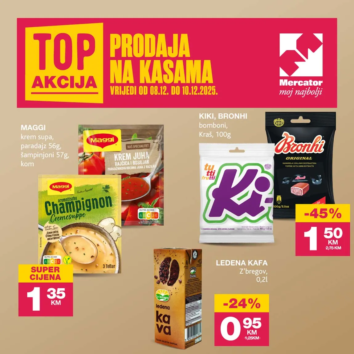 konzum sniženja na kasama