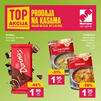 KONZUM i MERCATOR Akcija Sniženja na kasama do 11.03.2026