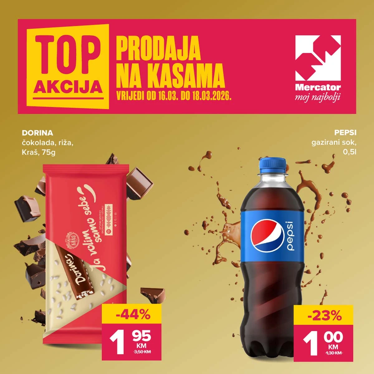 konzum sniženja na kasama