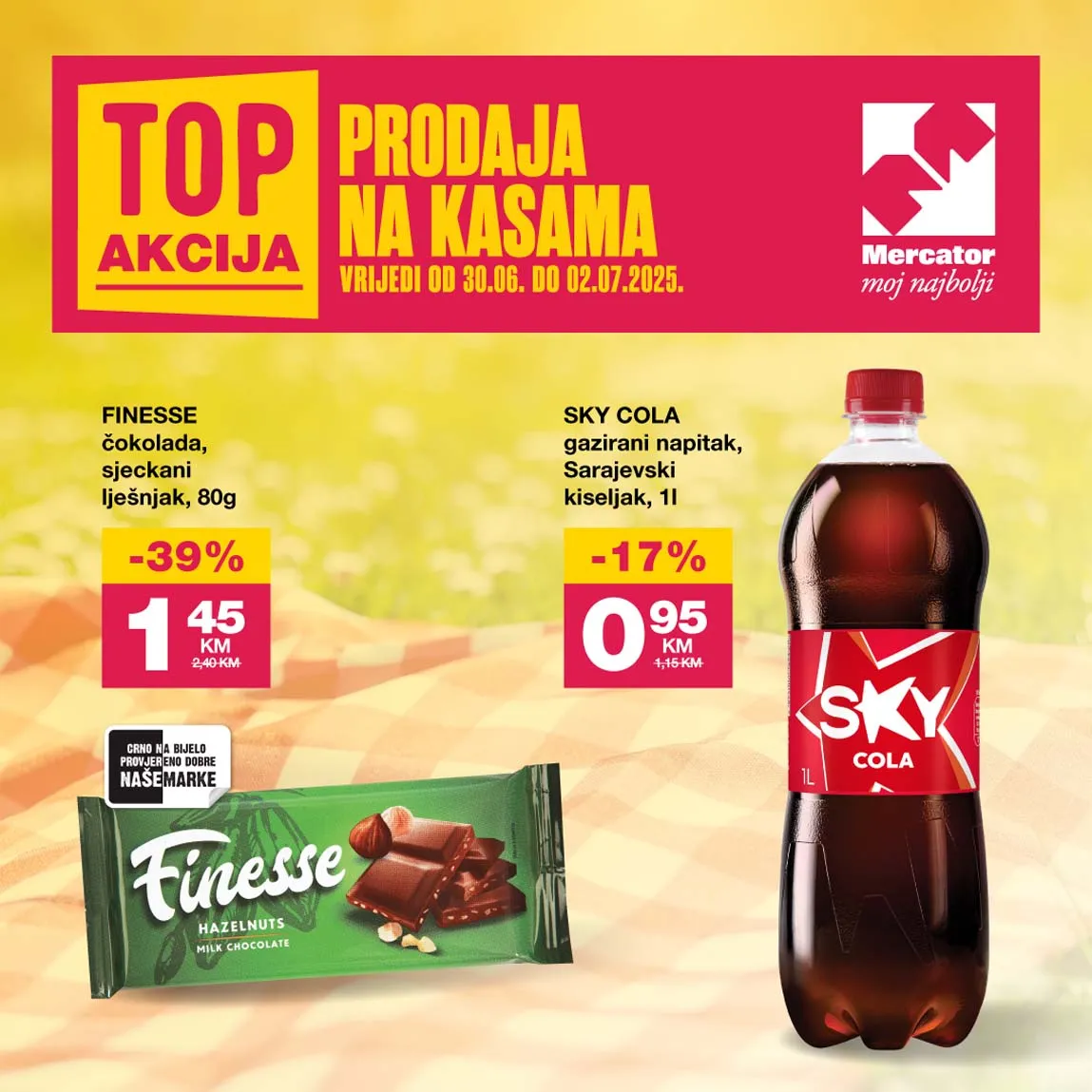 konzum sniženja na kasama