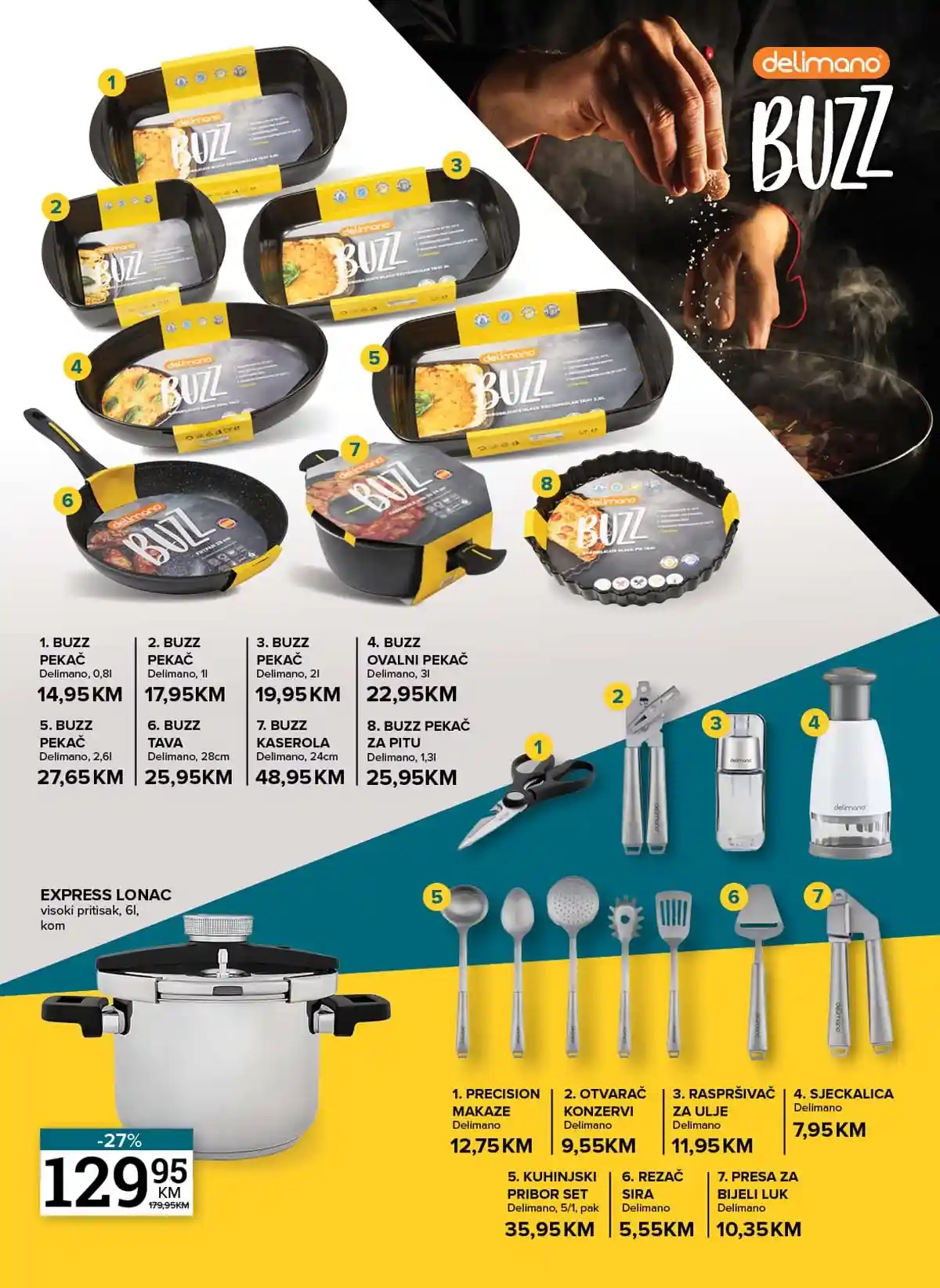 Mercator i Konzum akcija Sve za Vaš dom do 1. marta 2026 – aktuelne cijene kućnih artikala u BiH