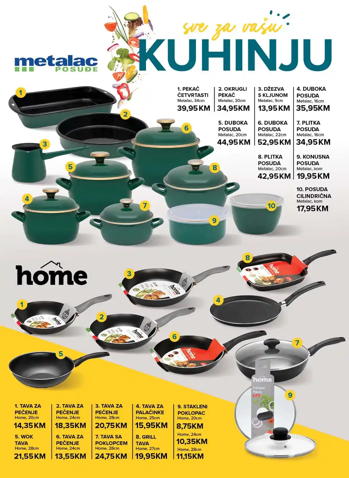 Mercator i Konzum katalog Sve za Vaš dom do 1. marta 2026 – snižene cijene proizvoda za opremanje doma