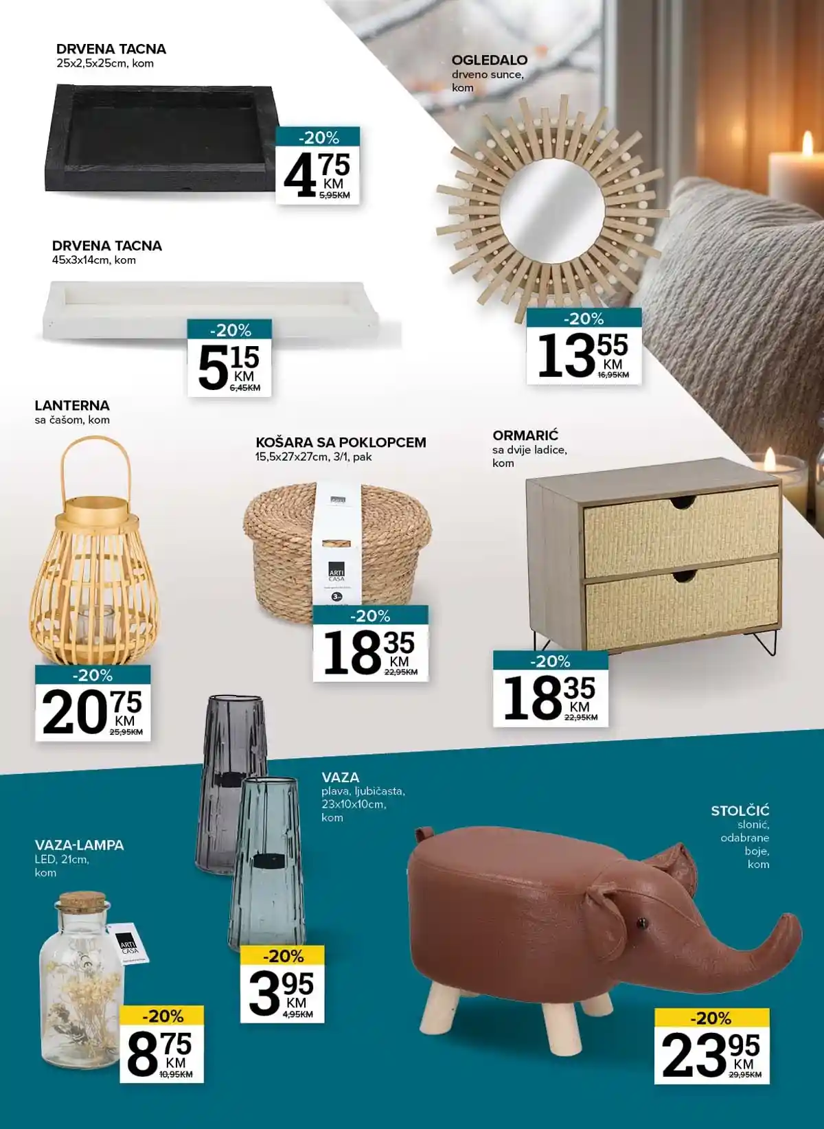 Konzum i Mercator Sve za Vaš dom katalog do 1. marta 2026 – strana 9 sa aktuelnim popustima na proizvode za domaćinstvo u BiH