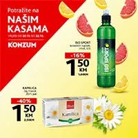KONZUM i MERCATOR Akcija Top prodaja na kasama sniženja