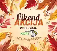 KORT Vikend akcija sniženja do 23.11.2025